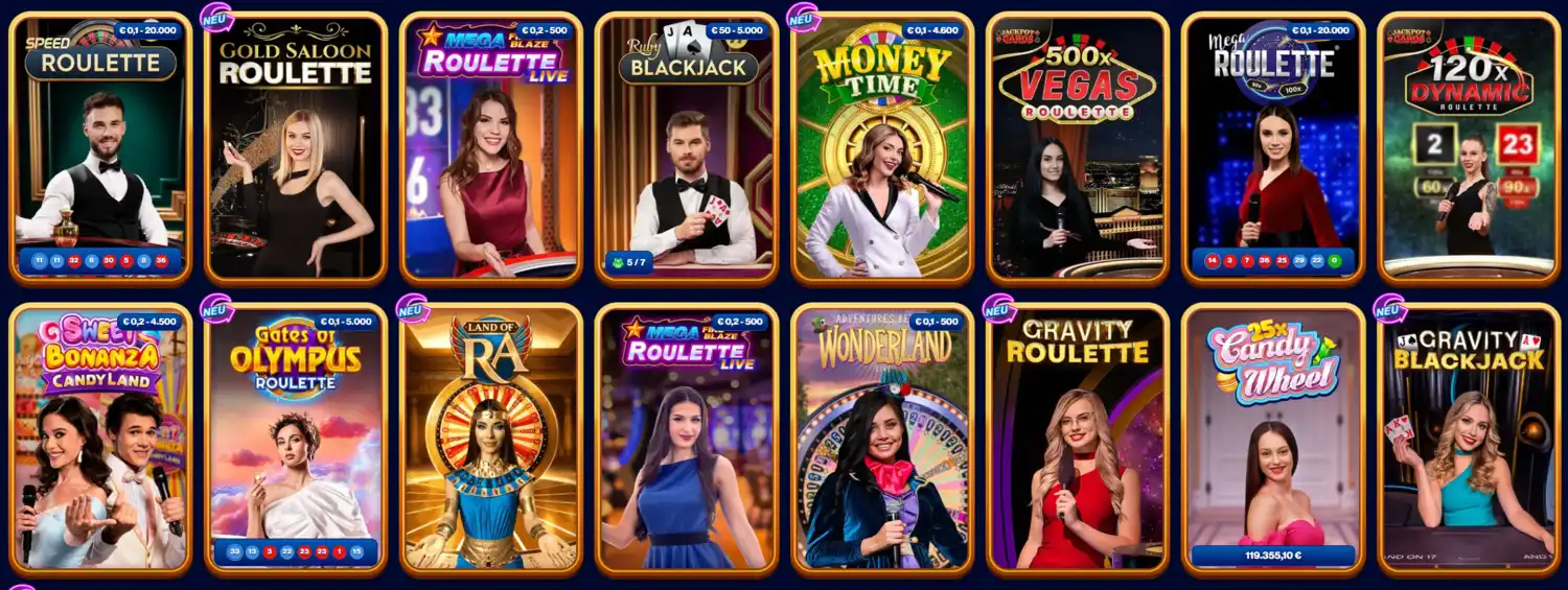 Spins of Glory Casino Live Casino